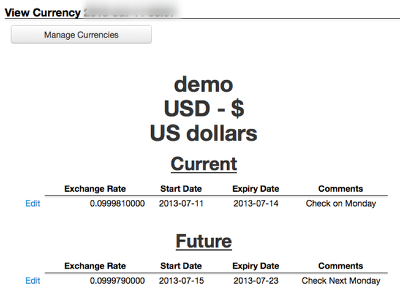 Add Future Currency Confirmation