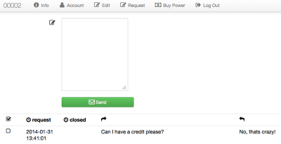 Customer Service Request