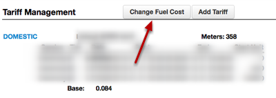 How do I use the Change Fuel Cost option?