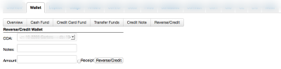 'Wallet': 'Reverse/Credit'